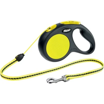 Flexi Seil-Roll-Leine New Neon Größe S Schwarz-Neon 5 M 3 Flexi Seil-Roll-Leine New Neon Größe S Schwarz-Neon 5 M