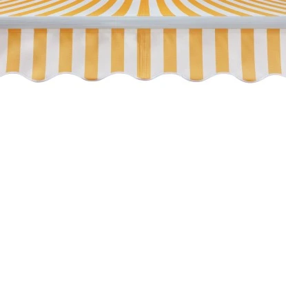 Gelenkarmmarkise Aventura 3x2m Gelb-Weiß 14 Gelenkarmmarkise Aventura 3x2m Gelb-Weiß – Bild 12