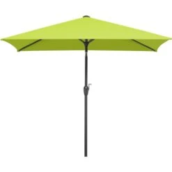 Schneider Schirme Marktschirm 130 Cm X 210 Cm Apfelgrün Mit Kurbelmechanik