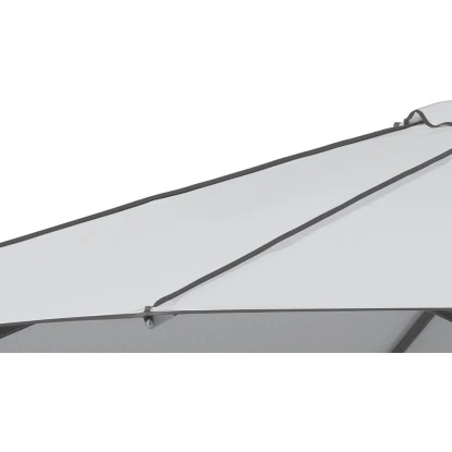 Schneider Schirme Marktschirm Ø 300 Cm Silbergrau Mit Kurbelmechanik 6 Schneider Schirme Marktschirm Ø 300 Cm Silbergrau Mit Kurbelmechanik – Bild 4
