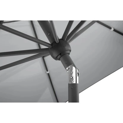 Schneider Schirme Marktschirm Ø 300 Cm Silbergrau Mit Kurbelmechanik 7 Schneider Schirme Marktschirm Ø 300 Cm Silbergrau Mit Kurbelmechanik – Bild 5