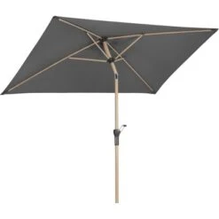 Schneider Schirme Marktschirm 150 Cm X 230 Cm Anthrazit Mit Kurbelmechanik