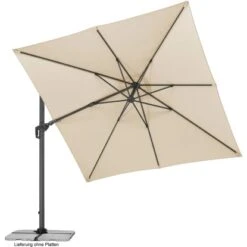 Schneider Schirme Ampelschirm 300 Cm X 360 Cm Natur Mit Kurbelmechanik -Doppler Verkäufe 2024 4000570730020 73002 4