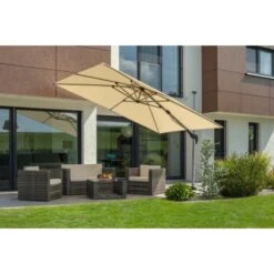 Schneider Schirme Ampelschirm 260 Cm X 416 Cm Natur Mit Kurbelmechanik -Doppler Verkäufe 2024 4000570734028 2630 AB 13