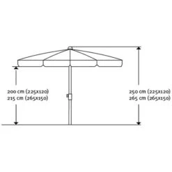 Schneider Schirme Balkonschirm 120 Cm X 225 Cm Silbergrau Mit Push-Up Mechanik 14 Schneider Schirme Balkonschirm 120 Cm X 225 Cm Silbergrau Mit Push-Up Mechanik -Doppler Verkäufe 2024 4000570755146 75514 6