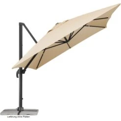 Schneider Ampelschirm Rhodos Grande 400 Cm X 300 Cm Natur Mit Kurbel -Doppler Verkäufe 2024 4000570787024 78702 3