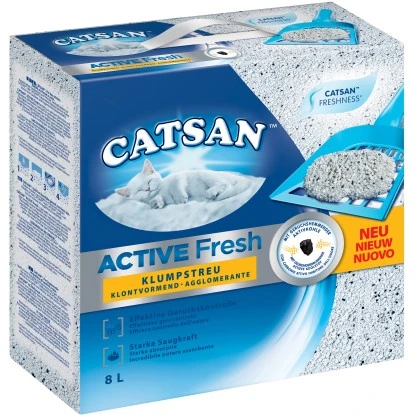 Catsan Katzenstreu Active Fresh Klumpstreu 8 L 3 Catsan Katzenstreu Active Fresh Klumpstreu 8 L
