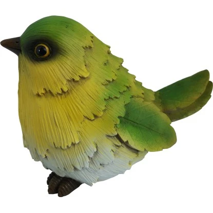 Dekofigur Vogel Sitzend 15,5 Cm Grün 3 Dekofigur Vogel Sitzend 15,5 Cm Grün