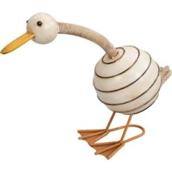 Gartenfigur Ente Stehend 35,5 Cm Beige
