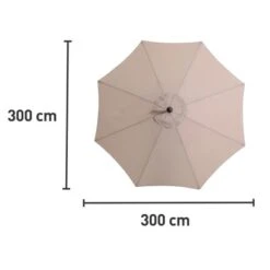 Ersatzbezug Für Ampelschirm Alvarado Rund Ø 300 Cm Beige -Doppler Verkäufe 2024 4048124801512 VM01 121115