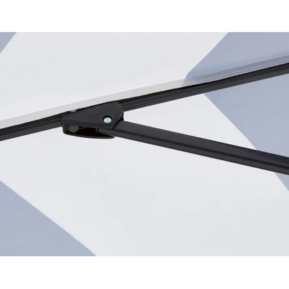 Marktschirm Honolulu Ø 300 Cm Blau-Weiß Mit Kurbel 7 Marktschirm Honolulu Ø 300 Cm Blau-Weiß Mit Kurbel – Bild 5