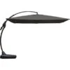 Ampelschirm Peoria 300 Cm X 300 Cm Anthrazit Mit Kurbel