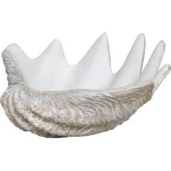 Übertopf Im Muschel Design 75 Cm X 50 Cm X 30,5 Cm Beige