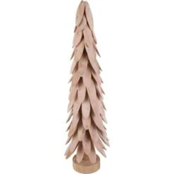 Deko-Tannenbaum Aus Holz60 Cm X 18 Cm X 18 Cm Natur