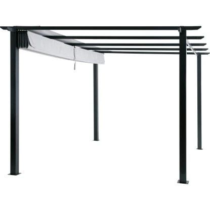 Pavillon Valleton Anthrazit 300 Cm X 400 Cm 4 Pavillon Valleton Anthrazit 300 Cm X 400 Cm – Bild 2