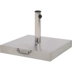 Schirmständer Liston Silberfarben Quadratisch 40 Kg