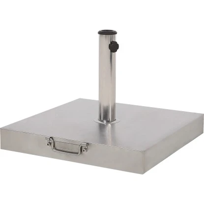 Schirmständer Liston Silberfarben Quadratisch 40 Kg 3 Schirmständer Liston Silberfarben Quadratisch 40 Kg