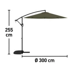 Ampelschirm Alvarado Ø 300 Cm Oliv Mit Kurbelmechanik 18 Ampelschirm Alvarado Ø 300 Cm Oliv Mit Kurbelmechanik -Doppler Verkäufe 2024 4048126619436 130