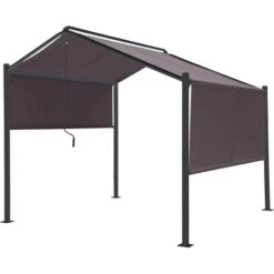 Stahl-Pavillon Bacliff Mit Seitenvorhängen 3 M X 3 M X 2,8 M Anthrazit 8 Stahl-Pavillon Bacliff Mit Seitenvorhängen 3 M X 3 M X 2,8 M Anthrazit -Doppler Verkäufe 2024 4048126627844 30