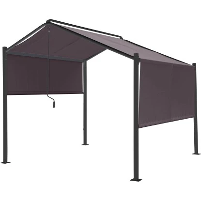 Stahl-Pavillon Bacliff Mit Seitenvorhängen 3 M X 3 M X 2,8 M Anthrazit 5 Stahl-Pavillon Bacliff Mit Seitenvorhängen 3 M X 3 M X 2,8 M Anthrazit – Bild 3