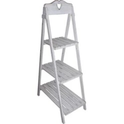 Pflanzregal Holz 126 Cm X 60 Cm X 34 Cm Weiß