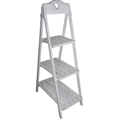 Pflanzregal Holz 126 Cm X 60 Cm X 34 Cm Weiß 3 Pflanzregal Holz 126 Cm X 60 Cm X 34 Cm Weiß