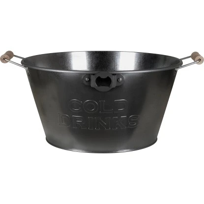 A.H.G. Getränkekühler Cold Drinks Zinkwanne Ø 35 Cm X 17 Cm Schwarz 3 A.H.G. Getränkekühler Cold Drinks Zinkwanne Ø 35 Cm X 17 Cm Schwarz