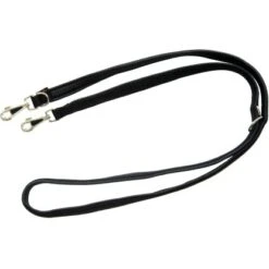 Heim Hundeleine Gurtband Gefüttert Breite 20 Mm Länge 200 Cm Schwarz