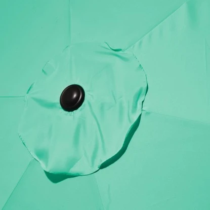 Gartenfreude Marktschirm Ø 270 Cm Grün Mit Kurbelmechanik 6 Gartenfreude Marktschirm Ø 270 Cm Grün Mit Kurbelmechanik – Bild 4