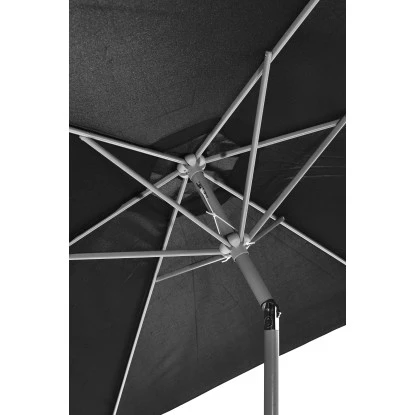 Gartenfreude Marktschirm Ø 300 Cm Anthrazit Mit Kurbelmechanik 5 Gartenfreude Marktschirm Ø 300 Cm Anthrazit Mit Kurbelmechanik – Bild 3