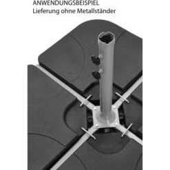 Gartenfreude Sonnenschirmständer Zum Befüllen Bis Zu 80 Kg -Doppler Verkäufe 2024 4251083905997 4655 03