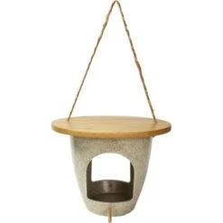 Dobar Futterspender Eco Aus Recycelten Pflanzenfasern 18 X 18 X 13,8 Cm