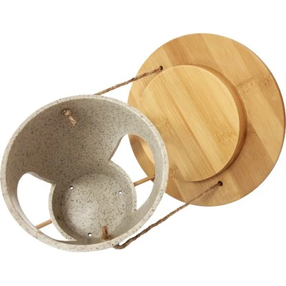 Dobar Futterspender Eco Aus Recycelten Pflanzenfasern 18 X 18 X 13,8 Cm 6 Dobar Futterspender Eco Aus Recycelten Pflanzenfasern 18 X 18 X 13,8 Cm – Bild 4