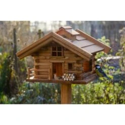 Dobar Vogelhaus Tirol Im Berghütten-Design 37 X 37 X 117 Cm Braun FSC® -Doppler Verkäufe 2024 4319760 3856 03