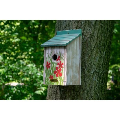 Dobar Bunter Nistkasten Einflugloch Ø 30 Mm 15 X 14,5 X 28 Cm Kiefer FSC® 6 Dobar Bunter Nistkasten Einflugloch Ø 30 Mm 15 X 14,5 X 28 Cm Kiefer FSC® – Bild 4