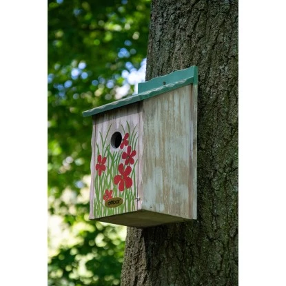 Dobar Bunter Nistkasten Einflugloch Ø 30 Mm 15 X 14,5 X 28 Cm Kiefer FSC® 8 Dobar Bunter Nistkasten Einflugloch Ø 30 Mm 15 X 14,5 X 28 Cm Kiefer FSC® – Bild 6