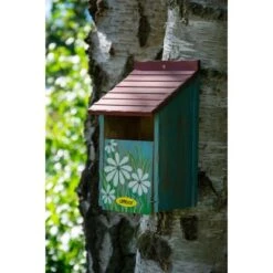 Dobar Bunter Nistkasten Mit Vogelhaus 15 X 14,5 X 28 Cm Kiefer Blumenmuster FSC® -Doppler Verkäufe 2024 4320248 3856 05