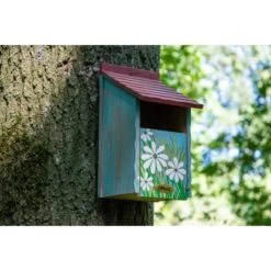 Dobar Bunter Nistkasten Mit Vogelhaus 15 X 14,5 X 28 Cm Kiefer Blumenmuster FSC® -Doppler Verkäufe 2024 4320248 3856 06