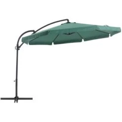 Ampelschirm Cocoa Beach Ø 350 Cm Grün Mit Kurbel