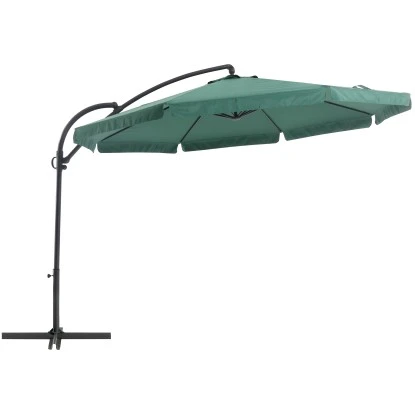 Ampelschirm Cocoa Beach Ø 350 Cm Grün Mit Kurbel 3 Ampelschirm Cocoa Beach Ø 350 Cm Grün Mit Kurbel