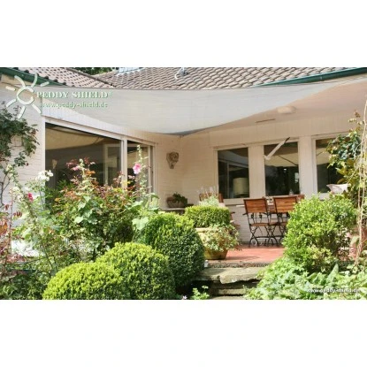 HDPE Sonnensegel Dreieck 500 Cm Grau 3 HDPE Sonnensegel Dreieck 500 Cm Grau