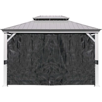 Sojag Aluminium Pavillon Messina 12 X 16 Champagner 363 X 483 X 307 Cm 4 Sojag Aluminium Pavillon Messina 12 X 16 Champagner 363 X 483 X 307 Cm – Bild 2