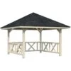 Palmako Holz-Pavillon Bianca 8,3 M² Set 1 Tansparent Tauchgrundiert 2 Palmako Holz-Pavillon Bianca 8,3 M² Set 1 Tansparent Tauchgrundiert -Doppler Verkäufe 2024 4743142004777 4980 S 01