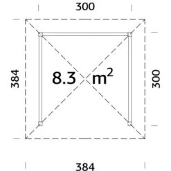 Palmako Holz-Pavillon Bianca 8,3 M² Set 1 Braun Tauchgrundiert 5 Palmako Holz-Pavillon Bianca 8,3 M² Set 1 Braun Tauchgrundiert -Doppler Verkäufe 2024 4743142004784 4980 VM 02