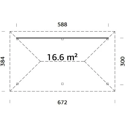 Palmako Holz-Pavillon Bianca 16,6 M² Set 1 Grau Tauchgrundiert 4 Palmako Holz-Pavillon Bianca 16,6 M² Set 1 Grau Tauchgrundiert – Bild 2