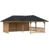 Palmako Holz-Pavillon Bianca 24,9 M² Set 1 Braun Tauchgrundiert 2 Palmako Holz-Pavillon Bianca 24,9 M² Set 1 Braun Tauchgrundiert -Doppler Verkäufe 2024 4743142018781 4980 S 01