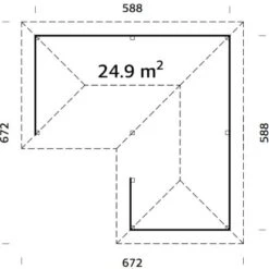 Palmako Holz-Pavillon Bianca 24,9 M² Set 2 Natur / Unbehandelt -Doppler Verkäufe 2024 4743142019795 4980 VM 02