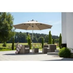 Schneider Schirme Marktschirm Monaco Ø 350 Cm Mit Kurbelmechanik -Doppler Verkäufe 2024 475513 2630 2