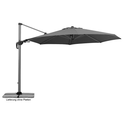 Schneider Schirme Ampelschirm Bermuda Ø 350 Cm Anthrazit Mit Kurbelmechanik 3 Schneider Schirme Ampelschirm Bermuda Ø 350 Cm Anthrazit Mit Kurbelmechanik