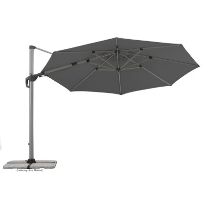 Schneider Schirme Ampelschirm Bermuda Ø 350 Cm Anthrazit Mit Kurbelmechanik 5 Schneider Schirme Ampelschirm Bermuda Ø 350 Cm Anthrazit Mit Kurbelmechanik – Bild 3